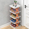 X-Shaped Shoe Rack