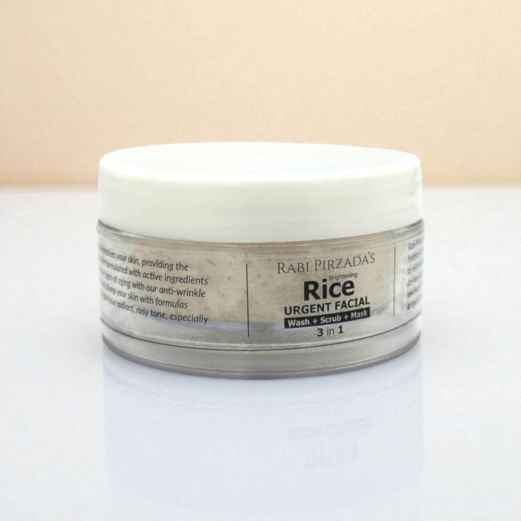 Rice Urgent Facial Mask - 3 in 1 (Wash + Scrub + Mask)