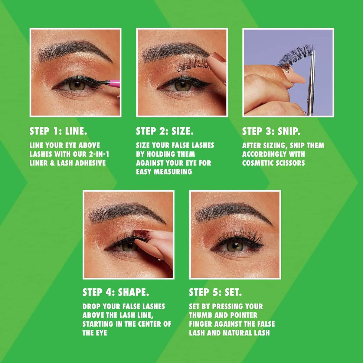 NYX Jumbo False Eyelashes - Fringe  Glam